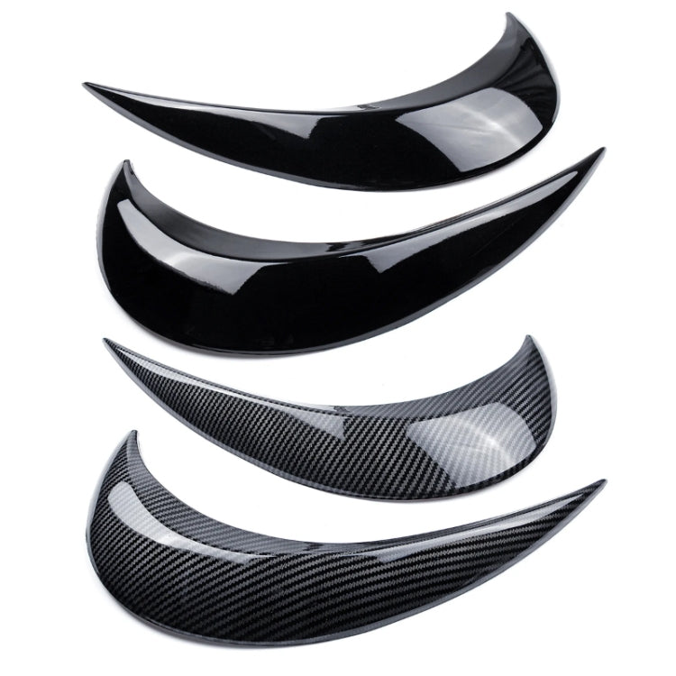 Headlight Eyebrow Modified Car Sticker For Volkswagen Beetle 2012-2018(Piano Black)