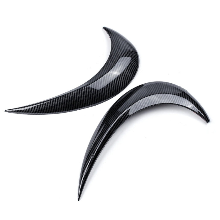 Headlight Eyebrow Modified Car Sticker For Volkswagen Beetle 2012-2018(Carbon Fiber Pattern)