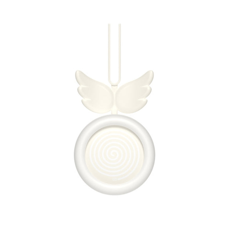 USB Charging Fan Brushless Hanging Neck Mini Sling Lazy Fan(White)