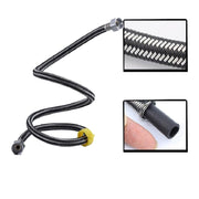 304 Stainless Steel Metal Weave High-pressure Explosion-proof Hot And Cold Water Inlet Hose, Size:40 cm