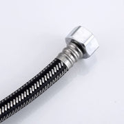 304 Stainless Steel Metal Weave High-pressure Explosion-proof Hot And Cold Water Inlet Hose, Size:80 cm