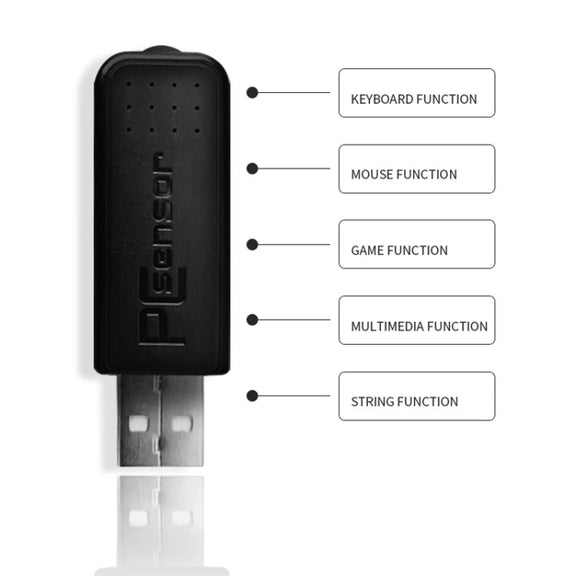 USB Switch Cable Keyboard Mouse Custom Shortcut Keys, Style:3 Switches