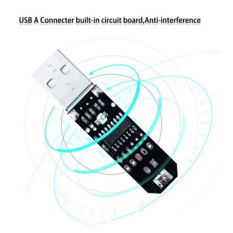 USB Switch Cable Keyboard Mouse Custom Shortcut Keys, Style:6 Switches