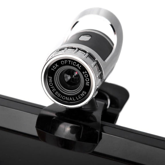 HXSJ A859 480P Computer Network Course Camera Video USB Camera Built-in Sound-absorbing Microphone(Black)
