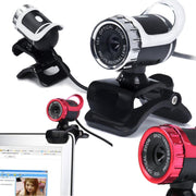 HXSJ A859 480P Computer Network Course Camera Video USB Camera Built-in Sound-absorbing Microphone(Red)