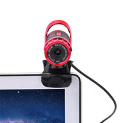 HXSJ A859 480P Computer Network Course Camera Video USB Camera Built-in Sound-absorbing Microphone(Red)