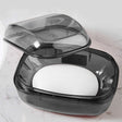 Bathroom Soap Box Transparent With Lid Drain Seal Travel Portable Double Layer Laundry Soap Box(Gray) - Storage Boxes by PMC TechLife | Online Shopping South Africa | PMC TechLife | Buy Now Pay Later Mobicred
