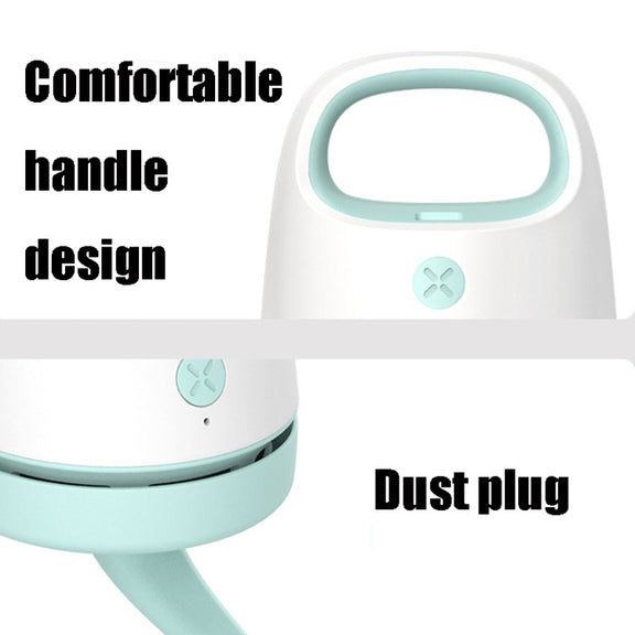 C502 Office Desktop Keyboard Cleaning Vacuum Cleaner USB Charging Mini Portable Car Vacuum Cleaner(Green)