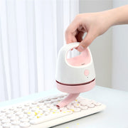 C502 Office Desktop Keyboard Cleaning Vacuum Cleaner USB Charging Mini Portable Car Vacuum Cleaner(Green)