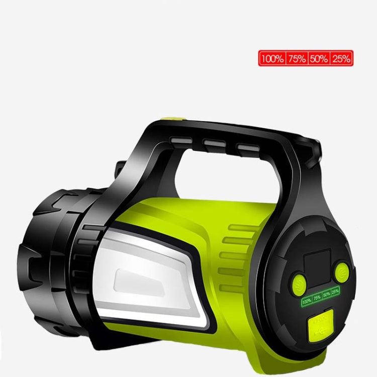 KINSACH Camping Light Outdoor Water-resistant Multifunctional Portable Searchlight, Style:7028M(Green)