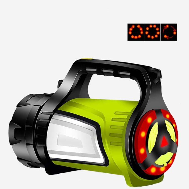 KINSACH Camping Light Outdoor Water-resistant Multifunctional Portable Searchlight, Style:7028L(Green)