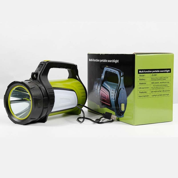 KINSACH Camping Light Outdoor Water-resistant Multifunctional Portable Searchlight, Style:7028L(Green)