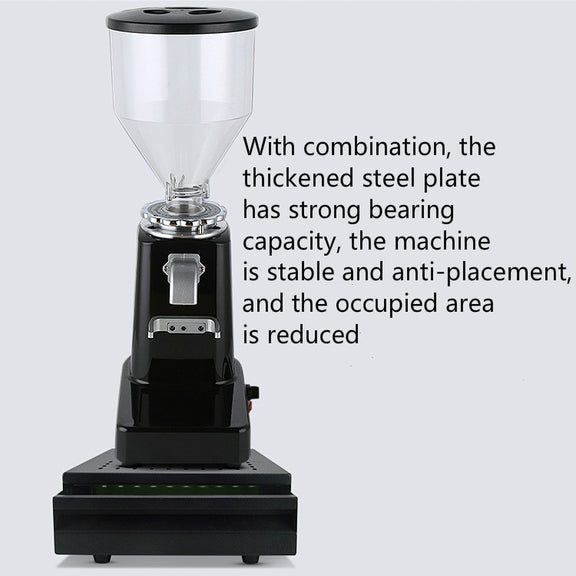 Stainless Steel Drawer Type Coffee Grounds Box Coffee Machine Supporting Equipment(Black)