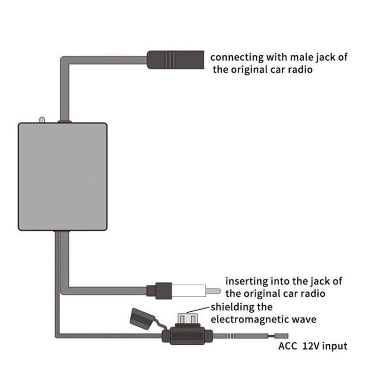 CHE YOULE ANT-208 Radio Amplifier Car Radio Antenna Amplifier