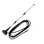 4 PCS 2.4G WiFi Omnidirectional Suction Cup Router Network Card Enhanced Antenna SMA Inner Pattern Inner Needle, Cable Length: 1.5m