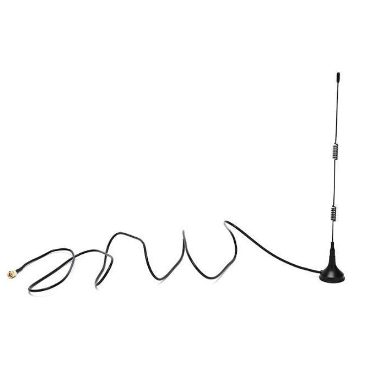 4 PCS 2.4G WiFi Omnidirectional Suction Cup Router Network Card Enhanced Antenna SMA Inner Pattern Inner Needle, Cable Length: 1.5m