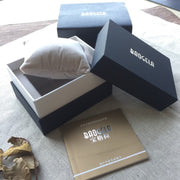 BAOGELA Paper + Sponge Square Watch Packaging Box Black Watch Gift Box, Size: 12.5 x 9.5 x 7.2cm