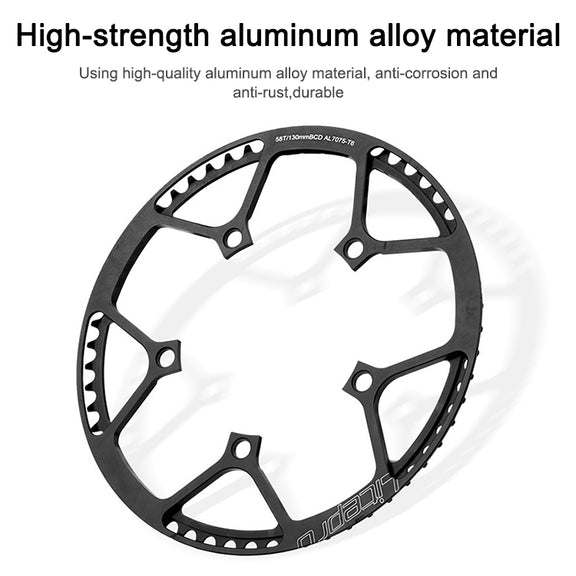 Litepro Folding Bike Sprocket Wheel LP Disk Disc, Specification:45T(Silver)