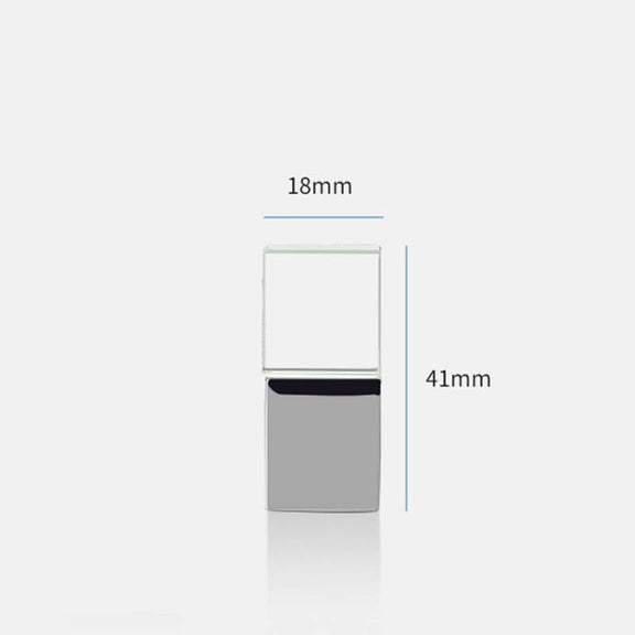 2 PCS Crystal Flash Light Emitting USB 2.0 Flash Drive Car Music USB Flash Drive, Capacity: 8G (200 Music + 80 MV)