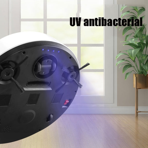Household Intelligent Humidifying Sweeping Robot Spray Lazy Sweeping Dust Collector Mopping Vacuum Cleaner(White)