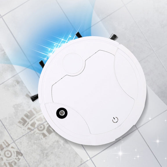Household Intelligent Humidifying Sweeping Robot Spray Lazy Sweeping Dust Collector Mopping Vacuum Cleaner(White)