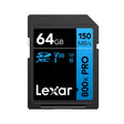 Lexar SD-800X Pro High Speed SD Card SLR Camera Memory Card, Capacity: 64GB - SD Card by Lexar | Online Shopping South Africa | PMC TechLife | Buy Now Pay Later Mobicred