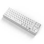 Ajazz K680T Mini USB Wired Dual-mode Charging 68-keys Laptop Bluetooth Mechanical Keyboard, Cable Length: 1.6m, Style:Tea Shaft(White)