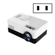 S261/J16 Home Mini HD 1080P Portable LED Projector, Support TF Card / AV / U Disk, Plug Specification:US Plug(White Black) - Mini Projector by PMC TechLife | Online Shopping South Africa | PMC TechLife | Buy Now Pay Later Mobicred