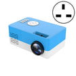 S261/J16 Home Mini HD 1080P Portable LED Projector, Support TF Card / AV / U Disk, Plug Specification:UK Plug(Blue White) - Mini Projector by PMC TechLife | Online Shopping South Africa | PMC TechLife | Buy Now Pay Later Mobicred