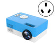 S261/J16 Home Mini HD 1080P Portable LED Projector, Support TF Card / AV / U Disk, Plug Specification:AU Plug(Blue White) - Mini Projector by PMC TechLife | Online Shopping South Africa | PMC TechLife | Buy Now Pay Later Mobicred