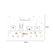 5 PCS Kitchen Cabinet Stove Oil-Proof Self-Adhesive Sticker, Style:Transparent Type(Cute Pet)