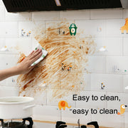 5 PCS Kitchen Cabinet Stove Oil-Proof Self-Adhesive Sticker, Style:Transparent Type(Cute Pet)
