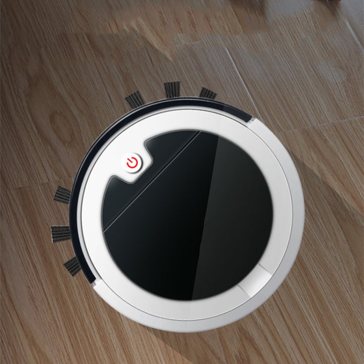 Home Smart Sweeping Robot Planning Route Remote Control Large Suction Cleaner Sweeper(White Black)