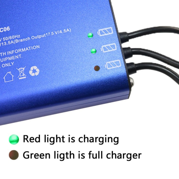 4 in 1 Parallel Power Hub Intelligent Battery Controller Charger for DJI Phantom 3 Standard SE FPV Drone, Plug Type:UK Plug