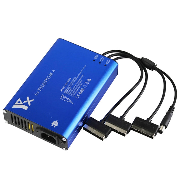 For DJI Phantom 4 Pro Advanced+ Charger  4 in 1 Hub Intelligent Battery Controller Charger, Plug Type:UK Plug