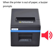 Xprinter XP-N160II Thermal Ticket Printing Machine Bluetooth Receipt Printer, Style:EU Plug(Gray)