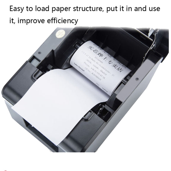Xprinter XP-N160II Thermal Ticket Printing Machine Bluetooth Receipt Printer, Style:EU Plug(Gray)