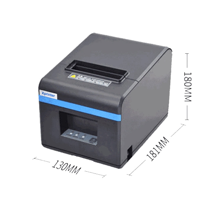 Xprinter XP-N160II Thermal Ticket Printing Machine Bluetooth Receipt Printer, Style:EU Plug(Gray)
