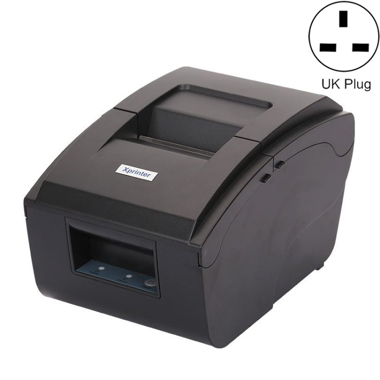 Xprinter XP-76IIH Dot Matrix Printer Open Roll Invoice Printer, Model: USB Interface(UK Plug)