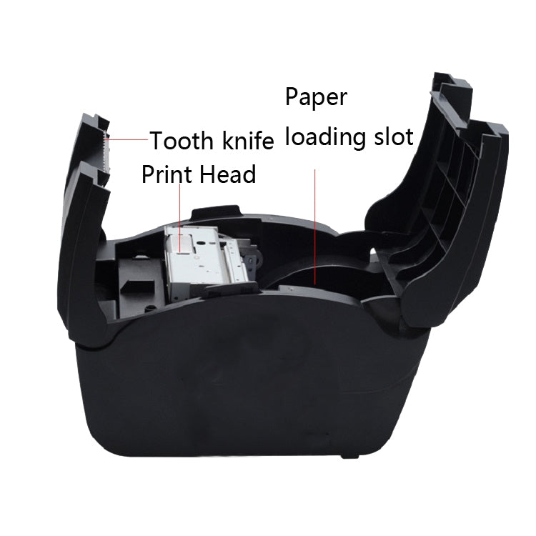 Xprinter XP-76IIH Dot Matrix Printer Open Roll Invoice Printer, Model: USB Interface(EU Plug)