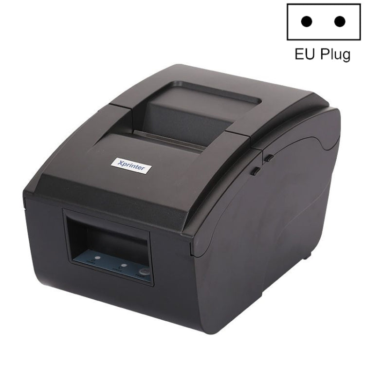 Xprinter XP-76IIH Dot Matrix Printer Open Roll Invoice Printer, Model: Parallel Port(EU Plug)