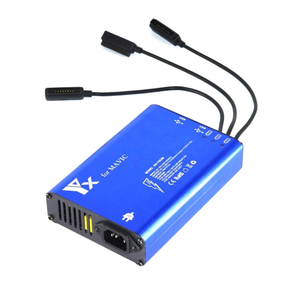 For DJI MAVIC Pro Aluminum Alloy 5 in 1 Hub Intelligent Battery Controller Charger, Plug Type:US Plug