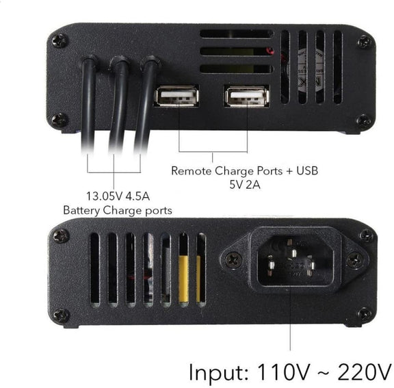 For DJI MAVIC Pro Aluminum Alloy 5 in 1 Hub Intelligent Battery Controller Charger, Plug Type:US Plug