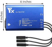 For DJI MAVIC Pro Aluminum Alloy 5 in 1 Hub Intelligent Battery Controller Charger, Plug Type:US Plug