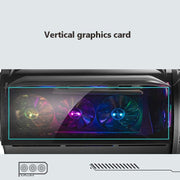 GAMEKM Genki Bomb Personality Gaming Internet Cafe Side Through Gaming Case USB 3.0 Water-cooled Desktop Computer Case(Pink)