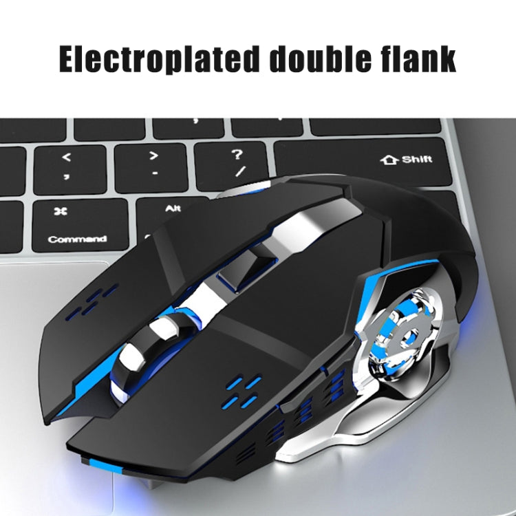 K680 Rechargeable Wireless Keyboard and Mouse Set(Black Mixed Color)