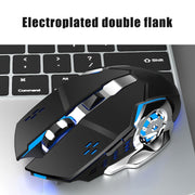K680 Rechargeable Wireless Keyboard and Mouse Set(Black Mixed Color)
