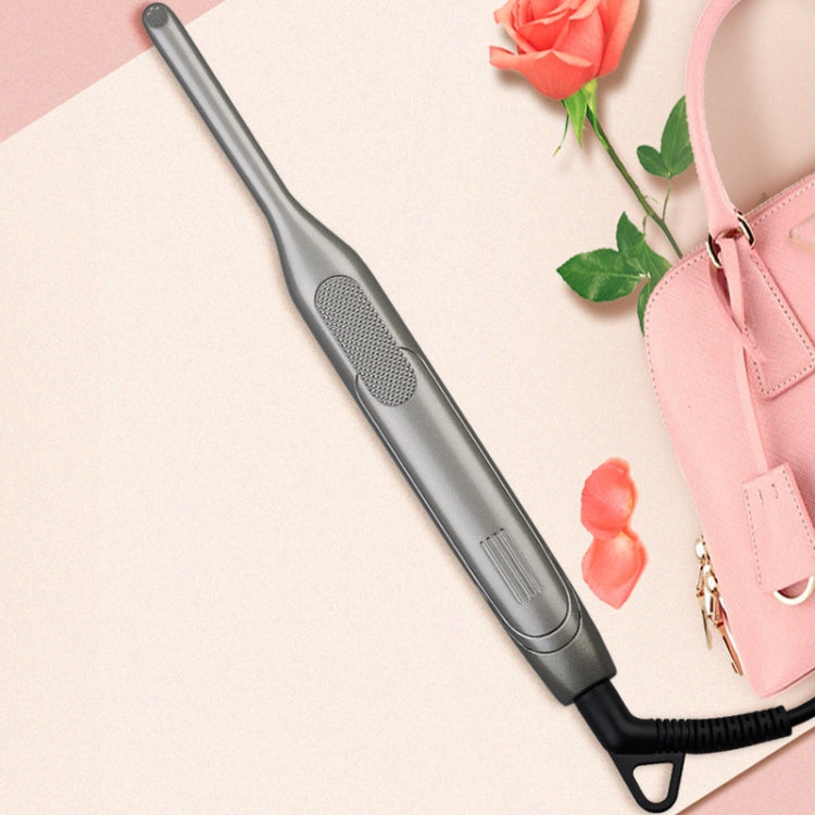 Small Wave Curling Iron For Men Beard Curling Iron 3D Ceramic Thermostat Hair Straightener(EU Plug)