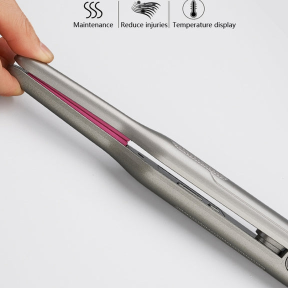 Small Wave Curling Iron For Men Beard Curling Iron 3D Ceramic Thermostat Hair Straightener(US Plug)