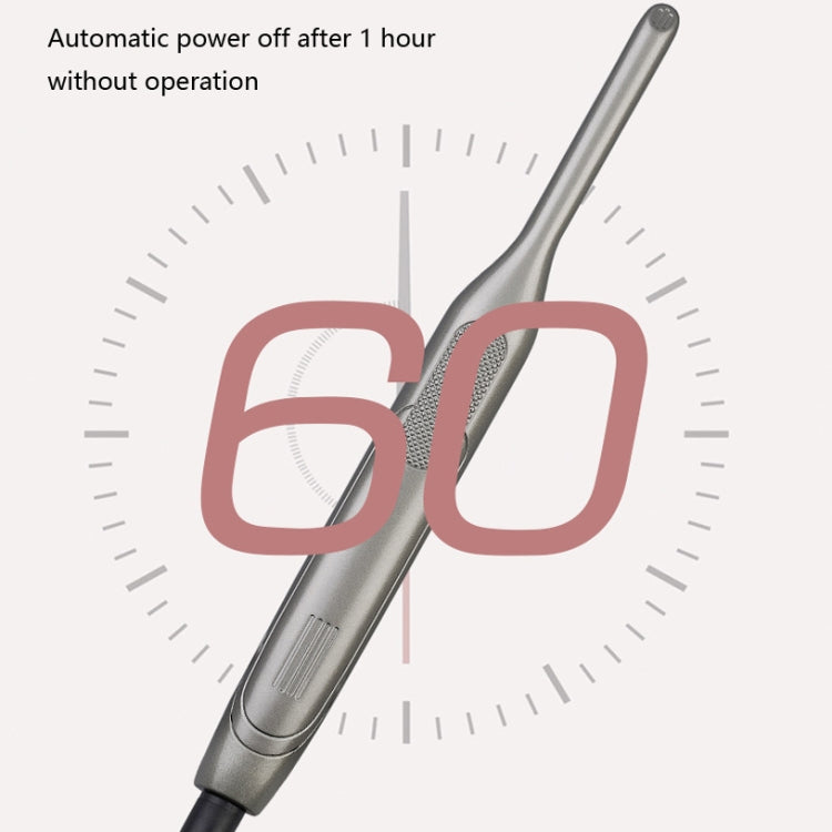 Small Wave Curling Iron For Men Beard Curling Iron 3D Ceramic Thermostat Hair Straightener(US Plug)